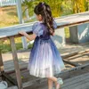 Детский флот Sequin Prom Tress для детей Puff Puff Week Tulle Princess Princess Party Party Summer Fashion Outfit Одежда 210529
