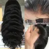 Body Wave Brazilian Human Hair Wigs With Babyhair 20-30 inch Synthetic Full Lace Frontal Wig For Black Women