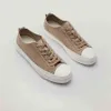 Visade 2021 England Vinatge Mode Soft Cowhide Vulkaniserade Skor Kvinnor Skor Sneakers Kvinnor Sommar Casual Canvas Skor Kvinna