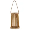 Bougeoirs Bambou moderne bougeoir ensemble cour jardin décor minimaliste candélabre lanterne décoration de la maison accessoires Bougeoir