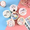 Creative Tinplate Mini Coin Purse Fashion Kids Round Wallet Cartoon Earphone Box Candy Bags for Wedding Christmas Gift
