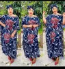 Ethnic Clothing 2021 Print Boubou Robe Africaine Femme Clothes African Dresses For Women Diamonds Long Maxi Hijab Dress Fashion Ramadan Abay