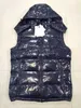 Jaqueta de inverno Homens Gilet Down Colet Homme Vests Gilet Parkas Casaco Capuz de Capuz Capuz Impermeável Para homens e Windbreaker grosso e sem mangas curtas destacáveis