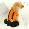 Dog Apparel Pet Warm Dresses For Autumn And Winter Est Orange Color Dress Costume Tutu Skirts Clothes
