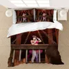 Home Textiles Attaque d'anime sur Titan 3D Couper de couette imprimée Pillowcas Coupertre Litteur de lit de lit de lit de lit Linenno Fiche9959235