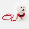 Haustierleine, Hundehalsbänder, Hunde-Brustgeschirr, Weste-Stil, Haustierkleidung, 5 Muster, 3 Größen
