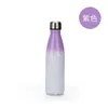 17oz Sublimatie Cola Vorm waterfles Dubbelwandige Thermos Cup Roestvrij Staal Blank DIY Creatieve Mok Draagbare Reizen