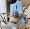 Summer Cylinder Female Bag 2021 Trendy Korean Version Wild Messenger Bags Celebrity Party Design Mini Portable Small Handbag Embos164P