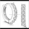 & Hie Jewelrygood Quality 925 Sterling Sier Small Hoop Earrings With Zircon Fashion Jewelry Engagement Gift For Ps0672 Drop Delivery 2021 Wtr