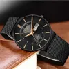 Kobiety zegarki najlepsze marka luksusowe wodoodporne ultra cienkie daty zegar samic stalowy pasek swobodny kwarc zegarek na nadgarstek+pudełko