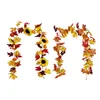 Tournesol artificiel citrouille Berry Simulation rotin jardin feuilles d'automne vigne jardin mariage mur guirlande Halloween Noël RRD11991