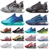 Nike Air Max 720 Sapatilhas 72c sapatos preto néon listras spirit cor cerceta luz luzes dia noite lobo cinzento homens vermelho sunrise sunrise