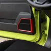 ABS Interor Porta Speaker Decoração Acessórios para Suzuki Jimny JB74 19+ Vermelho