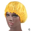 Bonnet/crâne casquettes soins des cheveux longs femmes mode Satin Bonnet casquette nuit couleurs tête Beanie Wrap chapeau sommeil chapeaux 18 femmes soie