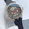 Marchio Roger d 46mm maschile orologio da uomo al quarzo silice gel cinturino 8 colori orologi di moda RD0912194S