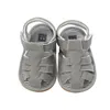 Sandaler Toddler Sommar Sandaler, Hollow-out nonslip Open-toe med magisk klistermärke för baby pojkar, 0-18 månader