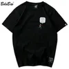 Bolubao Fashion Printing Men T-shirts Sommar Hip Hop Herr T-shirt Casual O-Neck Tops Tee Shirt Street Clothing 210518