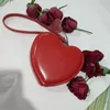 Wallets Heart-shaped Wallet Small Fresh Hand Bag Cute Heart Student Mini Clutch Purse Short Organizer Coin Pocket PVC