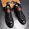 Heren Designer Laarzen Klinknagels Punk Hip Hop Loafers Mannelijke Casual Schoenen Hoogte Verhogende Flats Zapatillas Hombre K8