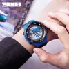 Skmei Orologio sportivo da uomo Orologio digitale Moda Sport all'aria aperta Orologi da polso impermeabili Sveglia Orologi digitali Relogio Masculino Q0524