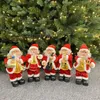 Elektrische Santa Claus Muziekinstrument Kerst Ornamenten Hotel Shopping Mall Kerstversieringen Kinderen Geschenken W-00949