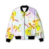 Men's Jackets Phechion Fashion Men/Women's Animal Tweety Bird 3D Printed Streetwear Men Loose Sporting Jacket & Coat M117