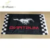 Ford Mustang bil flagga röd 3 * 5ft (90cm * 150cm) polyester flaggor banner dekoration flygande hem trädgård festliga gåvor