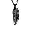 Feather crematie sieraden voor as RVS Keepsake hanger houder as voor huisdier mens Memorial begrafenis urn ketting voor mannen vrouwen