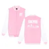 New Japan Anime One Piece Baseball Jacket Coat Pink Hoodie Monki Jacket Luffy Sweatshirt Pullover Streetwear Trafalgar Oversize X0710