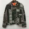 Kapital Cashew二重サイドジャケットシャツ男性女性1：1品質秋冬デニムコートメンズジャケット
