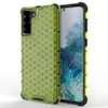 Coque de téléphone pour Samsung Galaxy S24 Ultra S23 Plus A05 A15 A25 A35 A55 A04 A14 A24 A34 A54, couverture souple antichoc en nid d'abeille, transparente, rigide, armure de défenseur