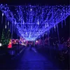 Lampy słoneczne Meteor Prysznic Sopel Light Rok Garland Led Outdoor Lighting Wodoodporna Lampa Party Garden Decor Boże Narodzenie światła