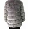 Pelliccia coreana Haining imitazione cappotto di visone femminile tinta unita artificiale 211207