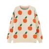 JXMYY Japanese Retro Sweater Women's Autumn and Winter Outer Wear Loose Lazy Style Pullover Sweet Student tröja 210412