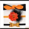 Pje7R Haar 2Akpn 6 Stile Beautifu Farben Halloween Dressing Elastische Kinder Haarbänder Knoten Hasenohren Kopf Blumen 3 Stücke Anzüge Stirnbänder Pje7R