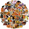 Halloween 50 SZTUK Vinyl Naklejki Bomb Horror Doodle Naklejki Samochodowe Wodoodporne dla DIY Laptop Deskorolka Rowerowe Motocykl Dekoracji Prezenty