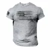 Mens Print Zomer T-shirts Jeugd Ademende Straat Tops 2021 Mannen Plus Size T-shirt Casual Outdoorwear Hoge Kwaliteit Tee 6 kleuren