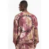 Tie Dye Mens Sweatshirt Round Neck Terry Hip Hop Hoodies Män och kvinnor Oversize Pullover