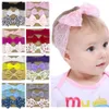 Baby Headbands Floral Bow Akcesoria Do Włosów Dzieci Dziewczyny Koronki Head Wrap Dzieci Elastyczne Bowknot Headband 3pcs Set Kha36