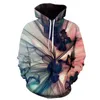 Fashion Men's 3D Print Hoodeds Sweatshirt Creative Pattern Holiday Hoodie Fall Spring Casual Hooded Pullover Sportswear Clothing H1206