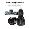 QC 30 Quick Car Charger Dual USB Ports 6A Power Adapter Fast Adaptive Cars Chargers för Huawei Xiaomi iPhone 12 Mini Samsung S8 N9451153