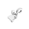 Women Bag Charm Pendant 100% Real 925 Sterling Silver Beads Valentine's Day Autumn 2021 Original smycken Love for Friend232p