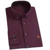 Homens novos de fibra de bambu camisa de alta qualidade manga comprida macho masculino formal camisa marca camisa casual para man g0105