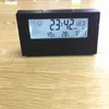 Elektronische wekker geruisloze kalender weer temperatuur vochtigheid display led tafelklok met USB-kabel voor woonkamer 211111