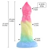 Plug anal avec ventouse pour femme Tête pointue Silicon Penis Fantasy Sex Toy