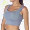 Top da yoga solido per allenamento ad impatto con reggiseni sportivi Push Up GYM Supporto imbottito Biancheria intima per fitness Abbigliamento sexy da corsa ad alta elasticità