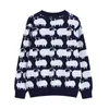 Casual Knitted Sweater Women Autumn Winter Korean Style Long Sleeve Women Casual Pullover sheep Knitted Jumper Female 210417