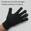 Schwarz/weiße Handschuhe aus Stahldraht, Metallgeflecht, Sicherheit, Schnittschutz, verschleißfest, für Küche, Metzger, Arbeitshandschuhe, Garten, Selbstverteidigung, schnell