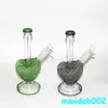 hookahs Bong Girly Honeycomb Glass Water Pipes 3 Layers Cute Dab Bongs 9 Inches and 14mm Joint
