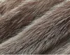 Mäns Läder Faux Vinter Jacka Män Parka Real Fur Coat Hooded Natural Raccoon Liner Varma Äkta Jackor Parkas de Hombre 16-7731
